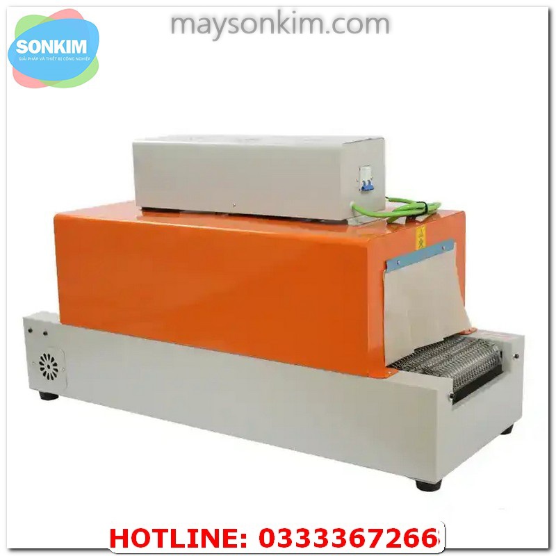 Máy co màng để bàn băng tải xích/ đũa SK6000
